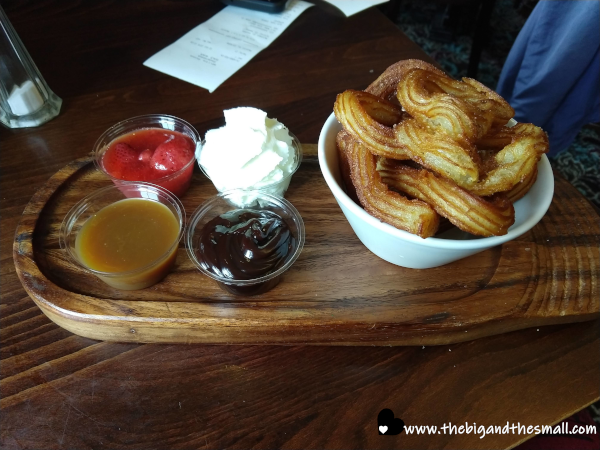 Churros with dipping sauces.png