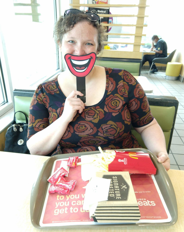 My McDonald's smile