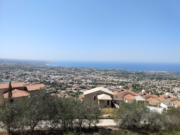 View of Peyia, Cyprus and the Med